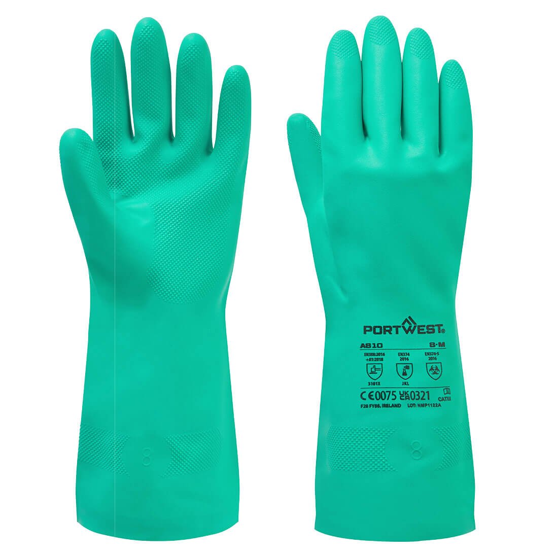A810 - Luva Química Nitrosafe Verde