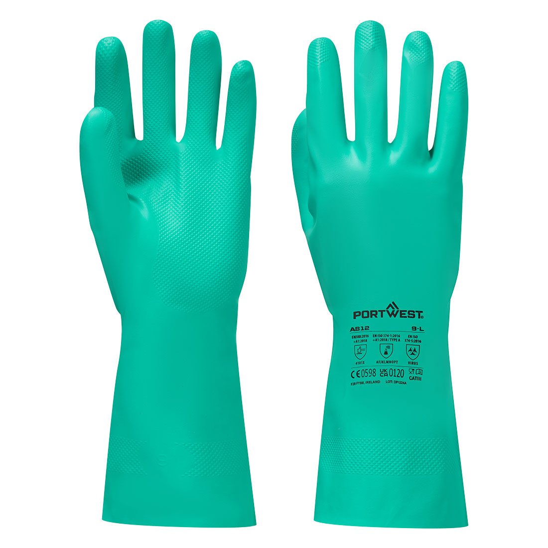 A812 - Luva Química Nitrosafe Plus / Verde