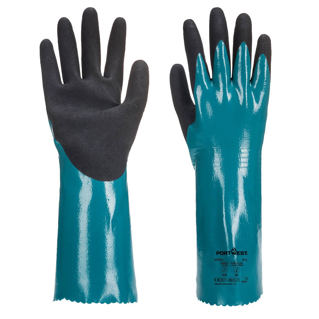 AP60 - Luva Sandy Grip Lite Azul/Preto